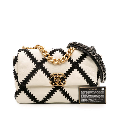 Chanel Medium Crochet Calfskin 19 Flap