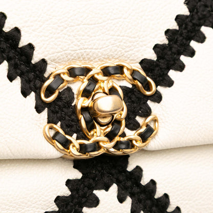 Chanel Medium Crochet Calfskin 19 Flap