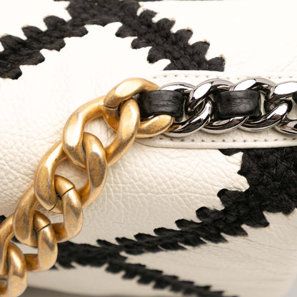 Chanel Medium Crochet Calfskin 19 Flap