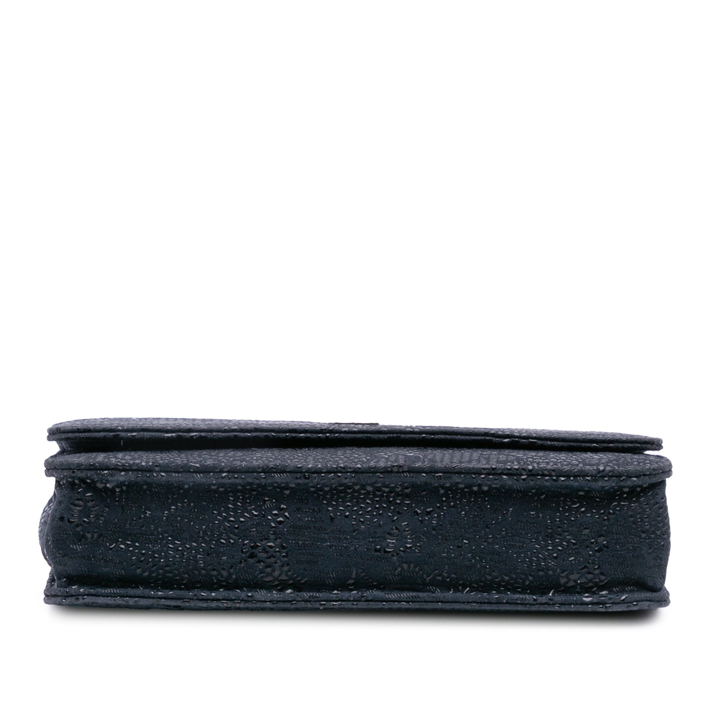 Chanel Lace Overlay Goatskin Wallet On Chain