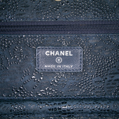 Chanel Lace Overlay Goatskin Wallet On Chain