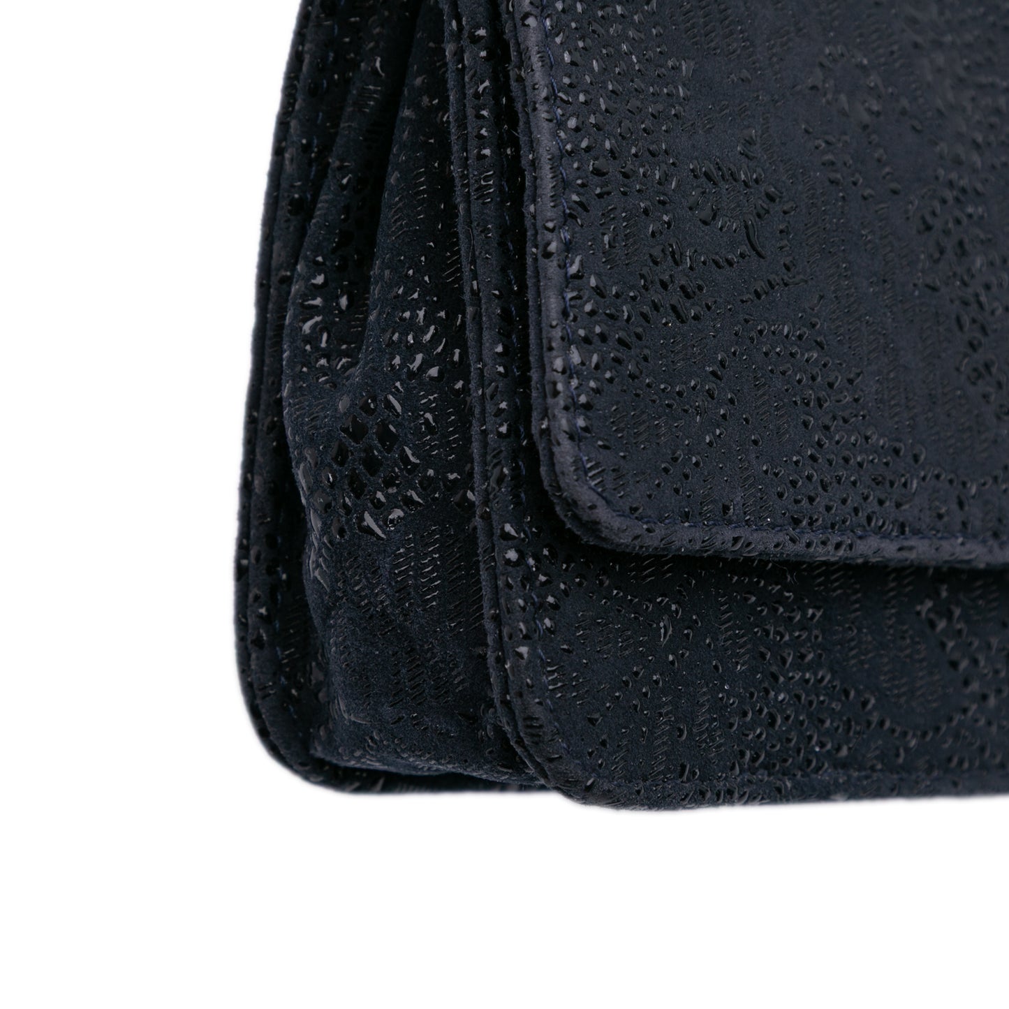 Chanel Lace Overlay Goatskin Wallet On Chain