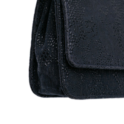 Chanel Lace Overlay Goatskin Wallet On Chain