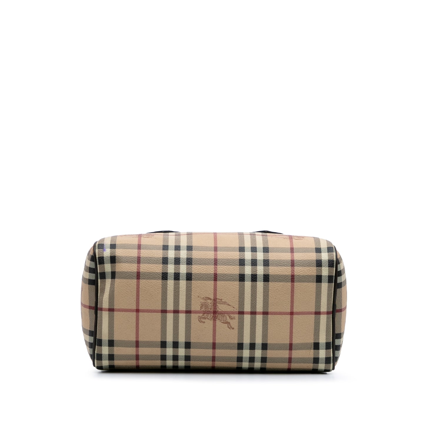 Burberry Small Haymarket Check Coated Canvas Chester Bowling Bag