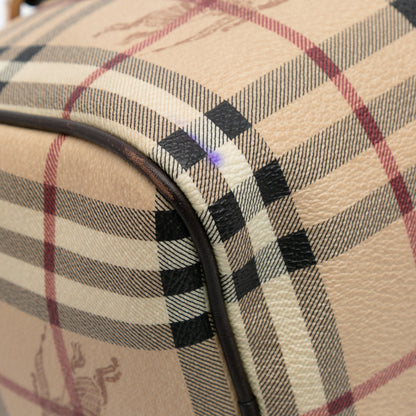 Burberry Small Haymarket Check Coated Canvas Chester Bowling Bag