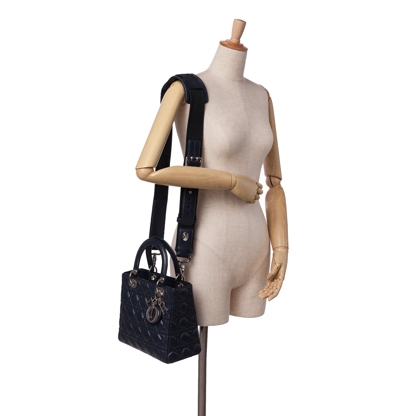 Dior Limited Edition Medium Lambskin Cannage Lady Dior