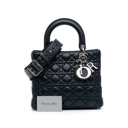 Dior Limited Edition Medium Lambskin Cannage Lady Dior
