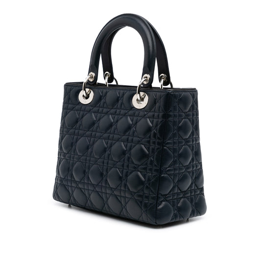 Dior Limited Edition Medium Lambskin Cannage Lady Dior