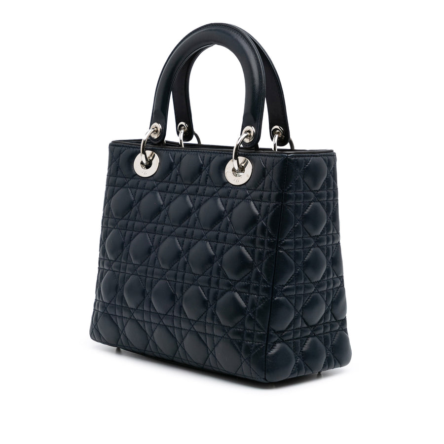 Dior Limited Edition Medium Lambskin Cannage Lady Dior