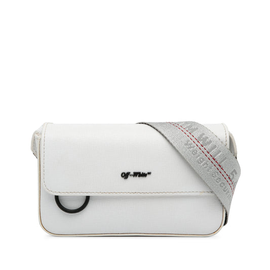 Off-white Leather Crossbody Bag