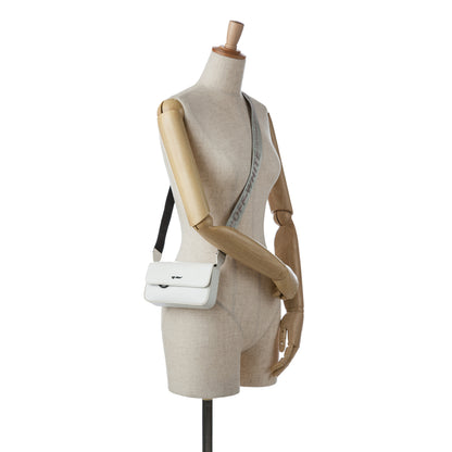 Off-white Leather Crossbody Bag