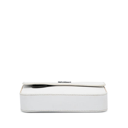 Off-white Leather Crossbody Bag