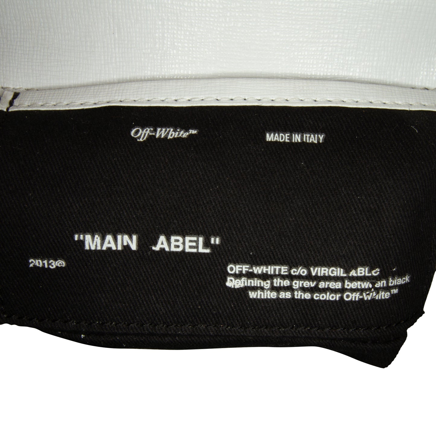 Off-white Leather Crossbody Bag