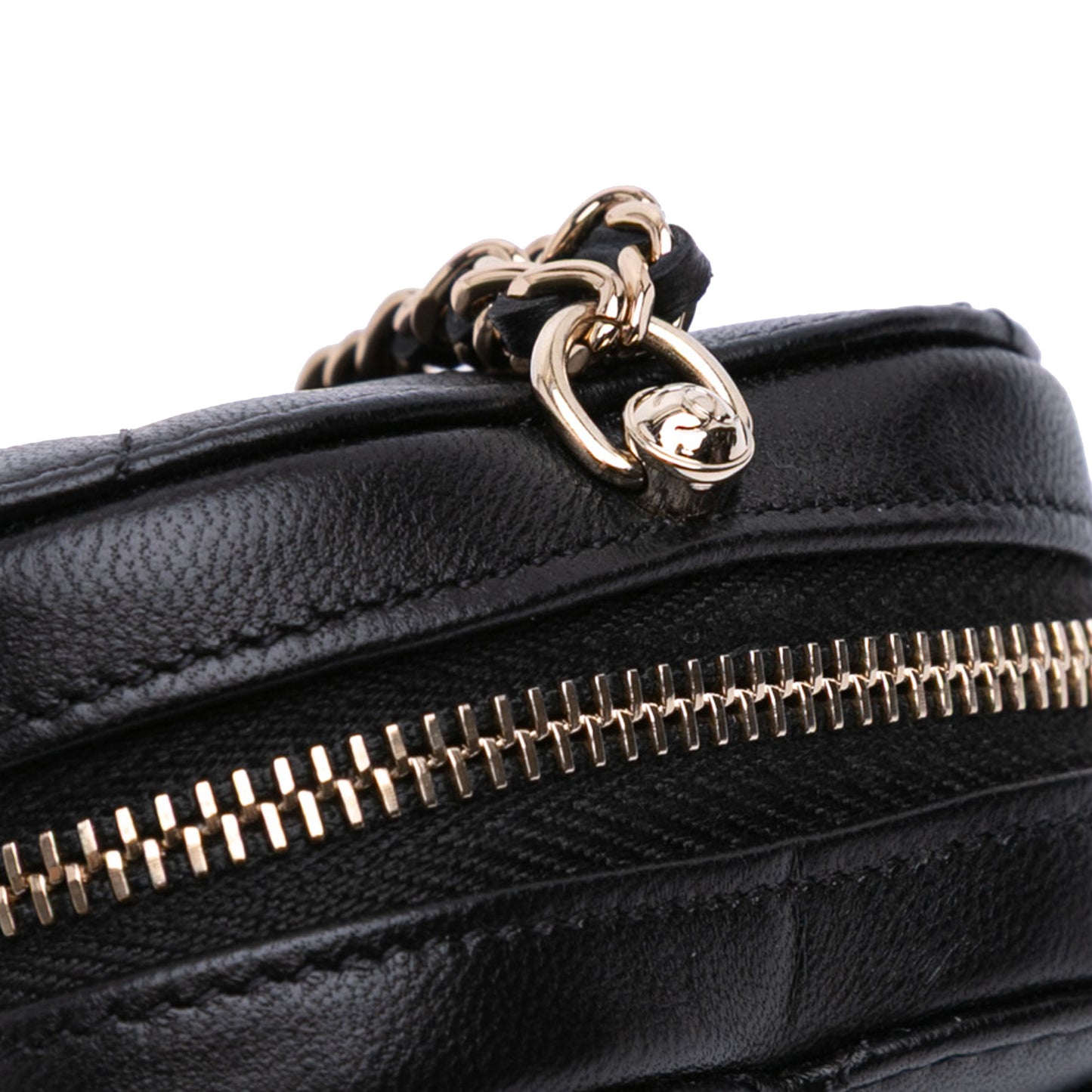 Chanel Lambskin Cc In Love Heart Necklace Bag