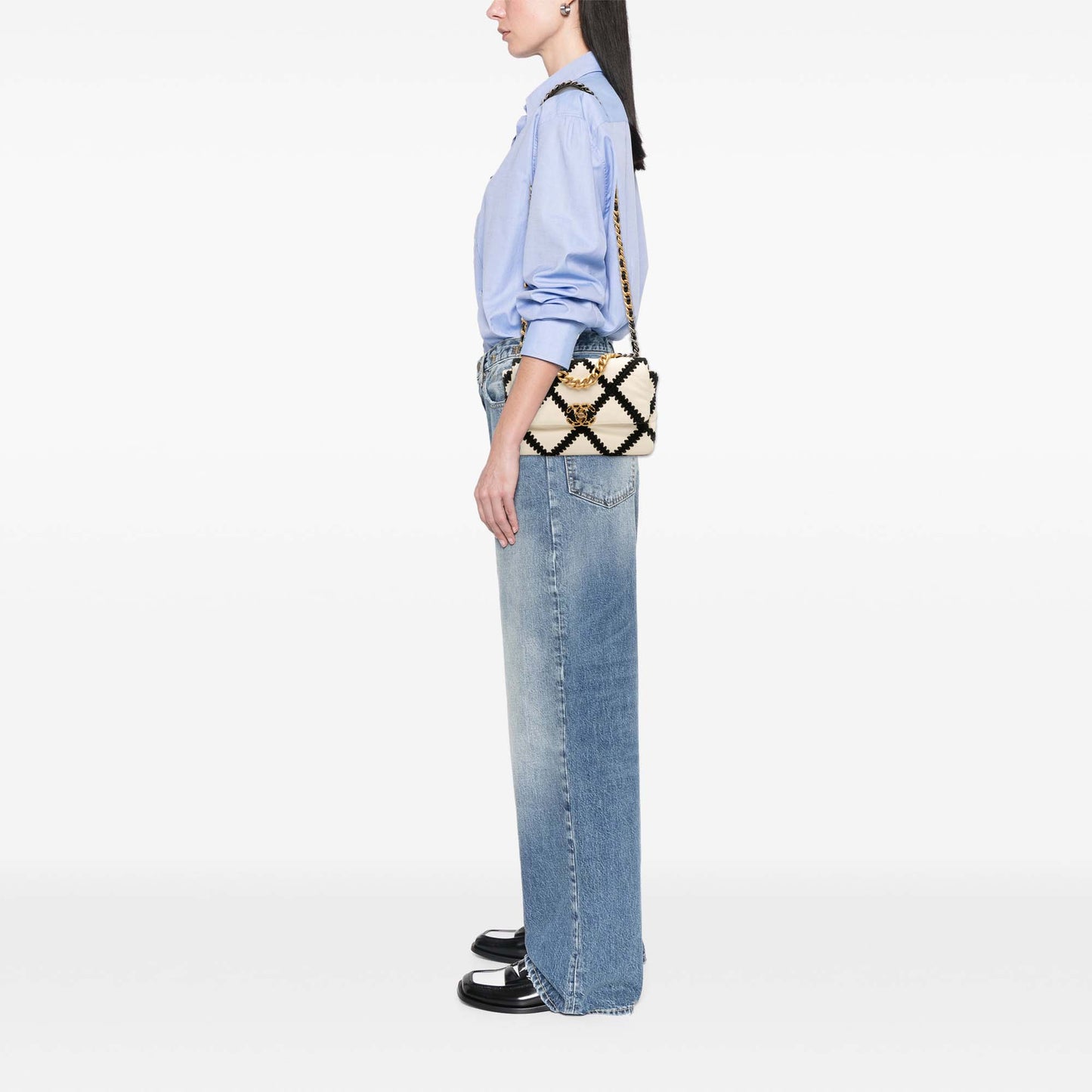 Chanel Medium Crochet Calfskin 19 Flap