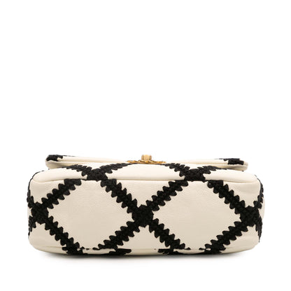 Chanel Medium Crochet Calfskin 19 Flap