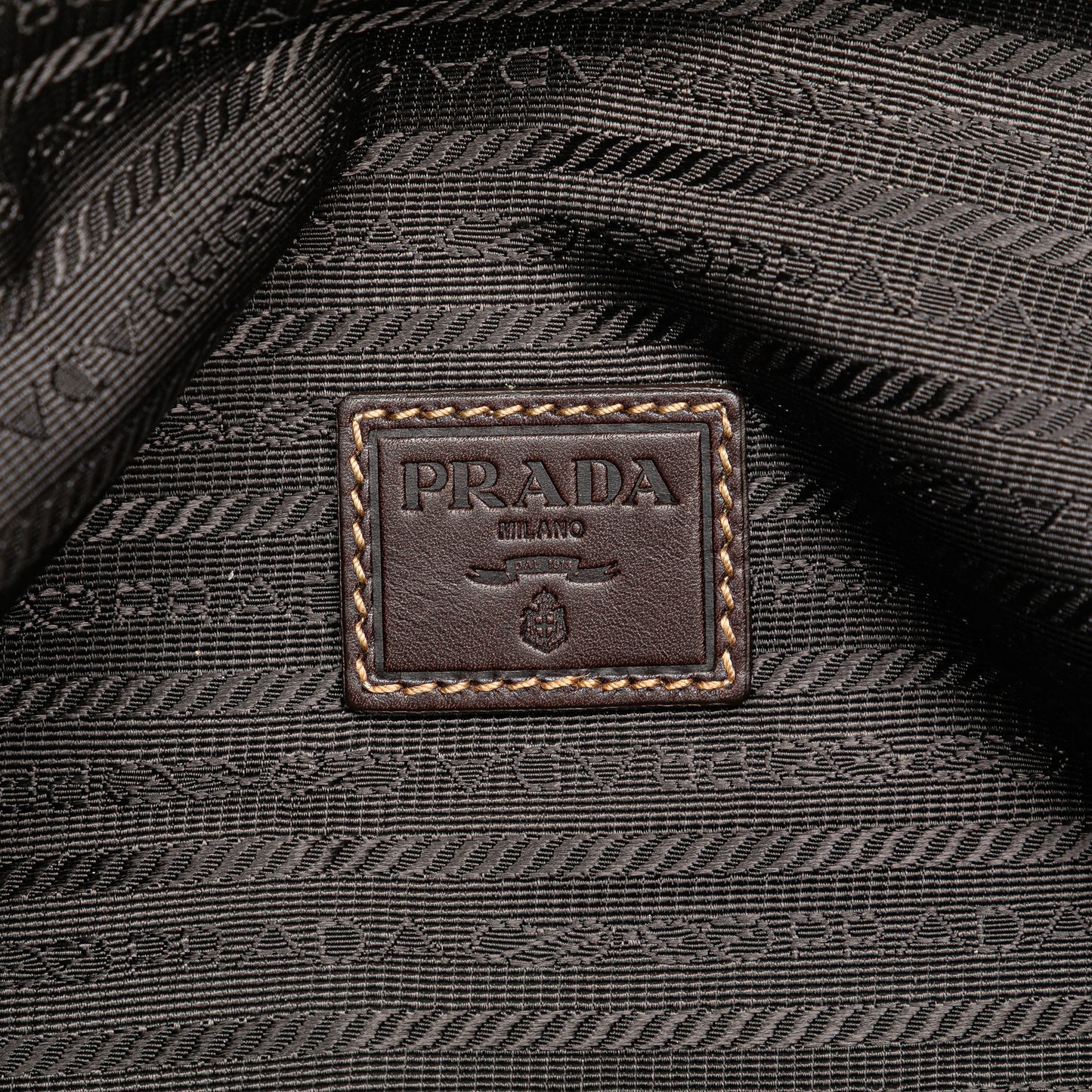 Prada Canvas Canapa Logo Pouch