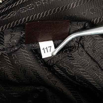 Prada Canvas Canapa Logo Pouch