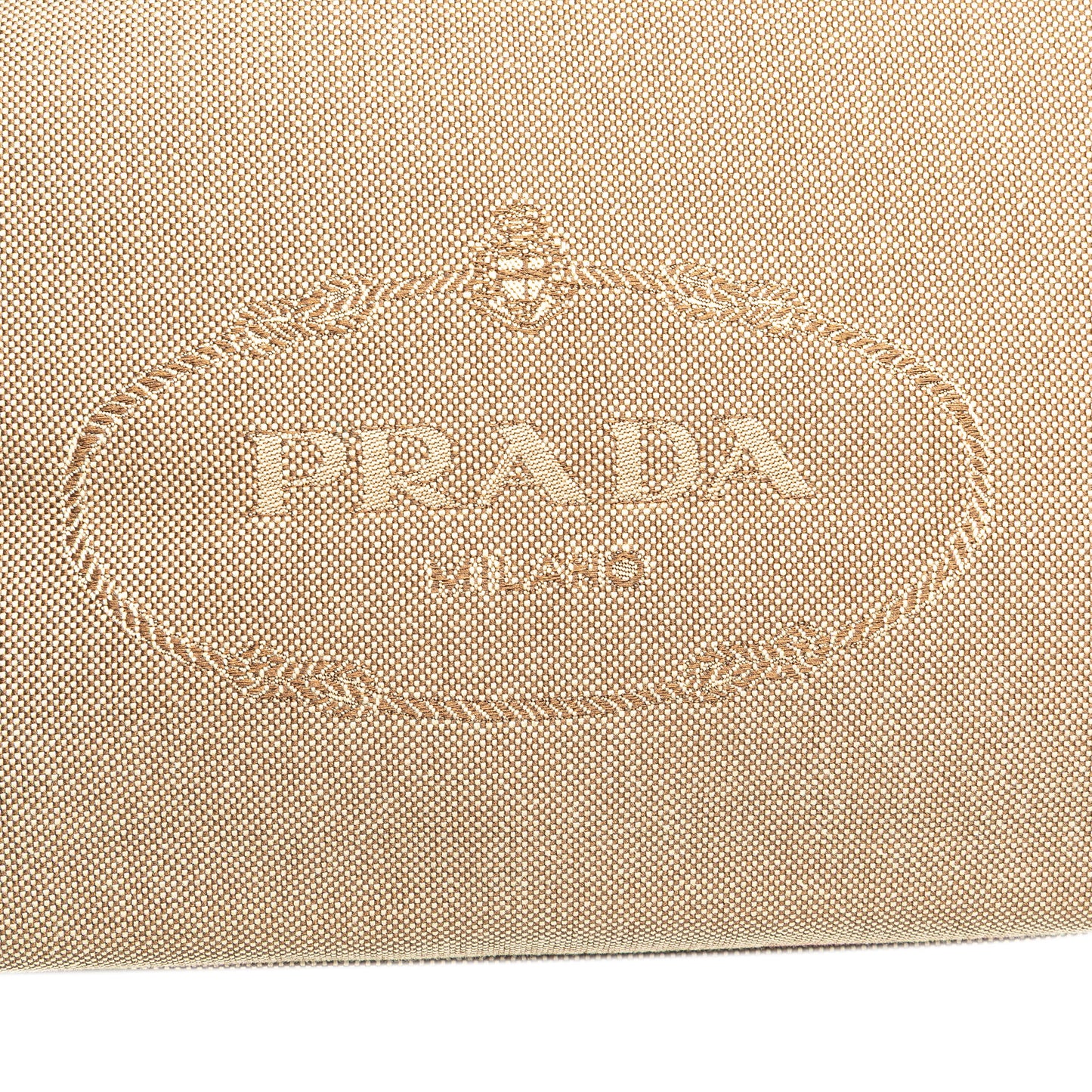 Prada Canvas Canapa Logo Pouch