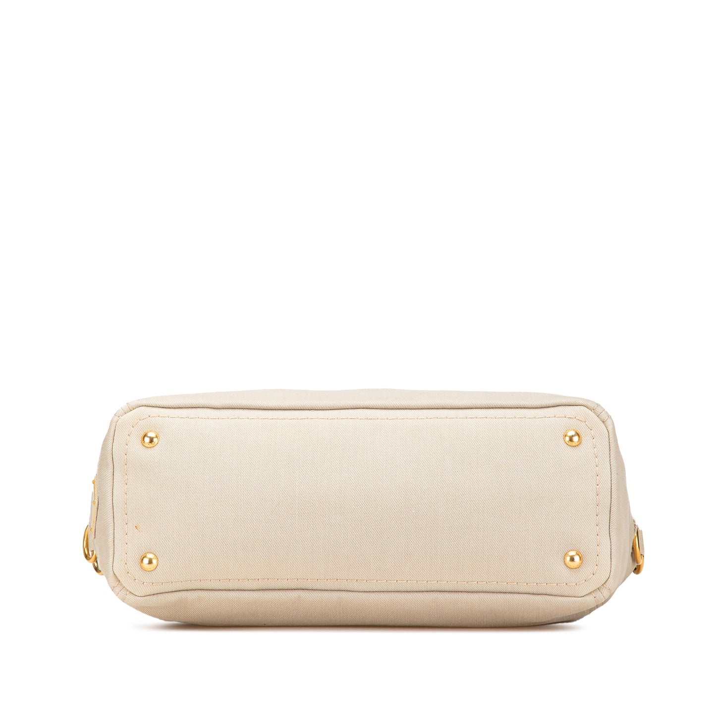 Prada Denim Canapa Logo Satchel