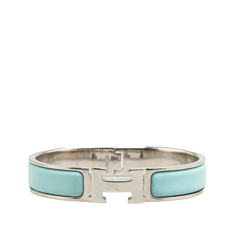 Hermès Narrow Enamel Clic H Bracelet PM (23007)