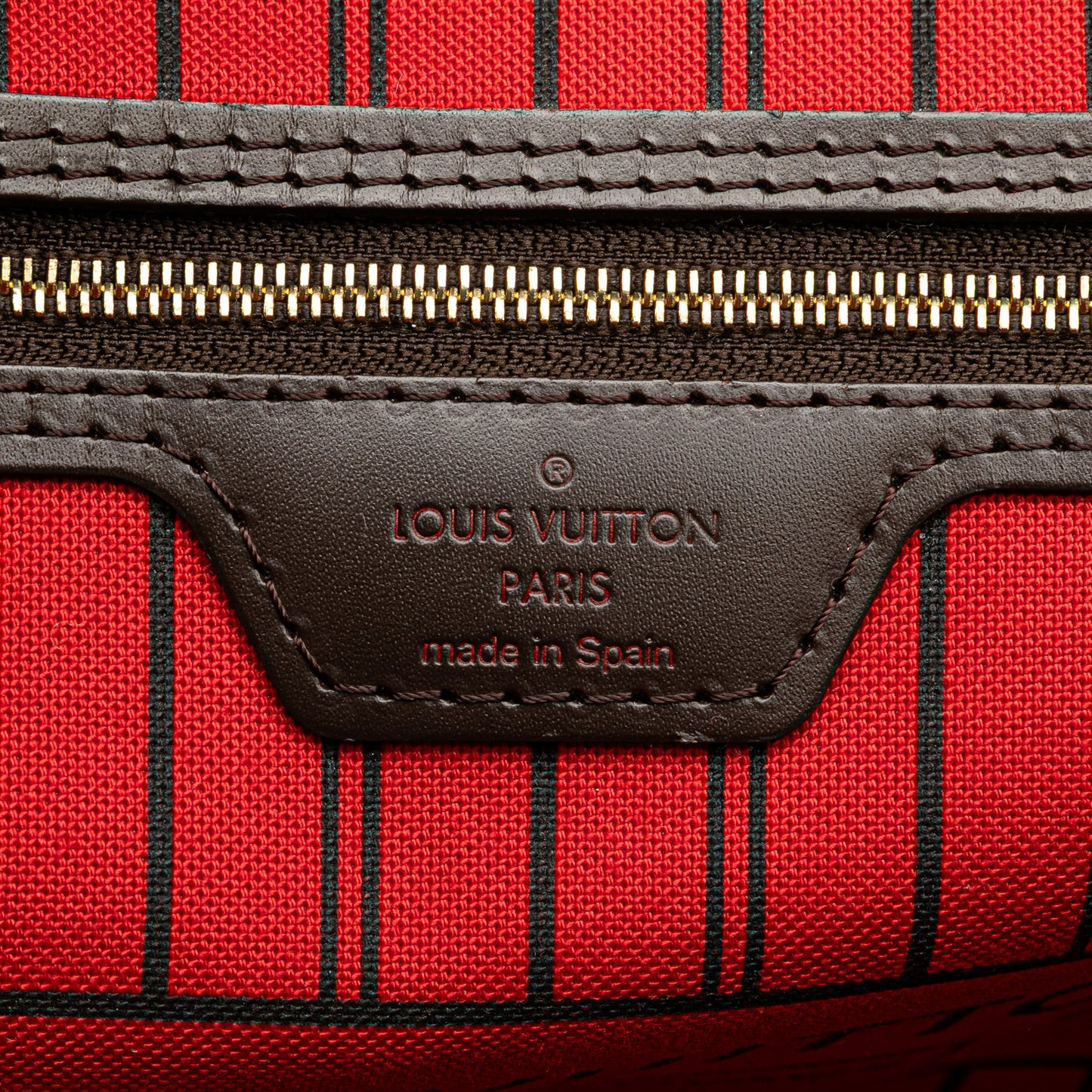 Louis Vuitton Damier Ebene Neverfull Mm