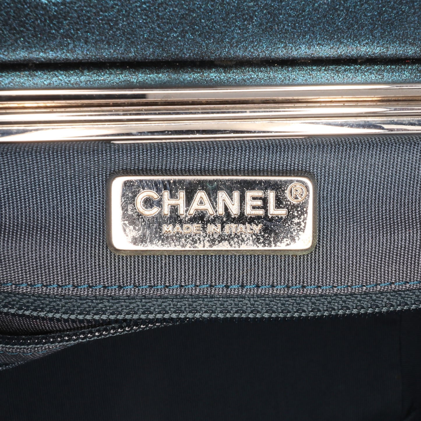 Chanel Cc Metallic Calfskin Vanity Case