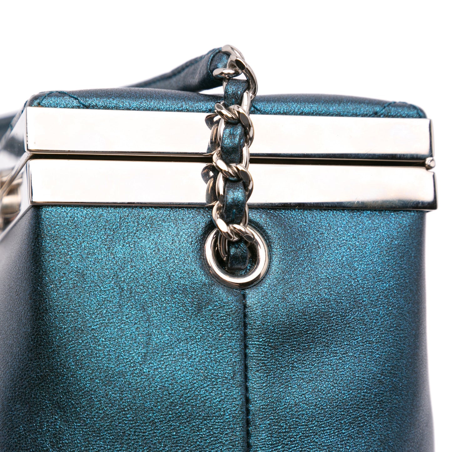 Chanel Cc Metallic Calfskin Vanity Case
