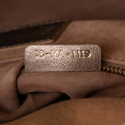 Dior Small Metallic Lambskin Cannage My Abcdior Lady Dior