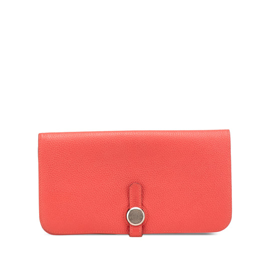 Hermès Clemence Dogon Long Wallet