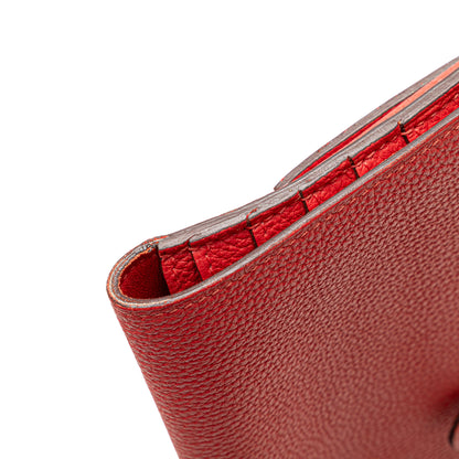 Hermès Clemence Dogon Long Wallet