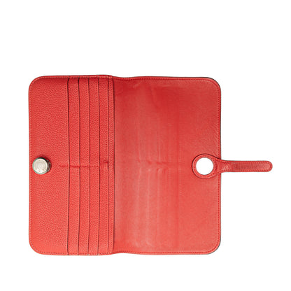 Hermès Clemence Dogon Long Wallet