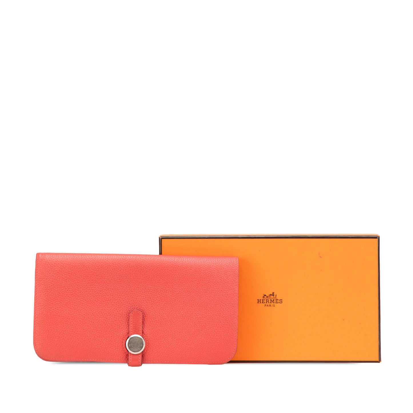 Hermès Clemence Dogon Long Wallet