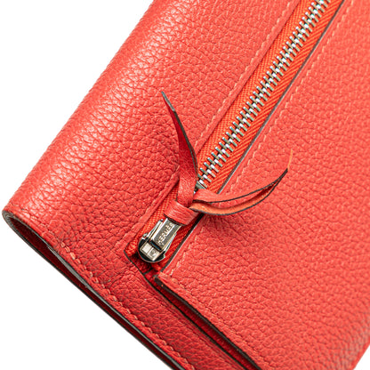 Hermès Clemence Dogon Long Wallet