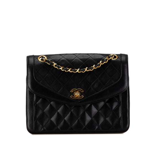 Chanel CC Quilted Lambskin Single Flap (20436)
