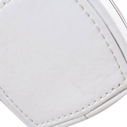Chanel Patent Goatskin Make-up Box Clutch With Chain