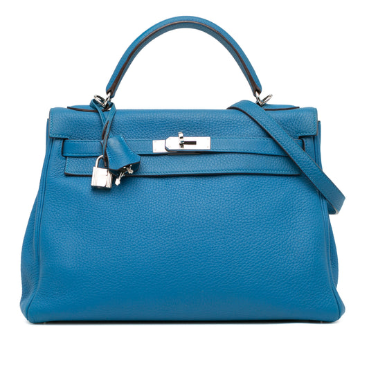 Hermès Clemence Kelly II Retourne 32 (22896)