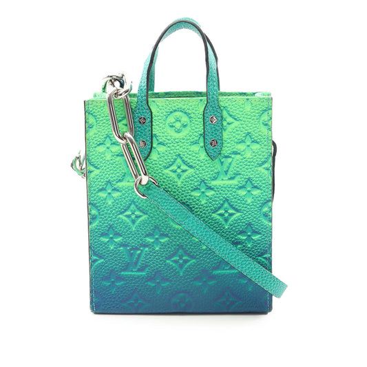 Louis Vuitton Monogram Taurillon Illusion Sac Plat Xs