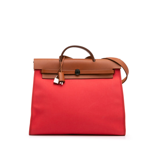 Hermès Toile Herbag Zip 39