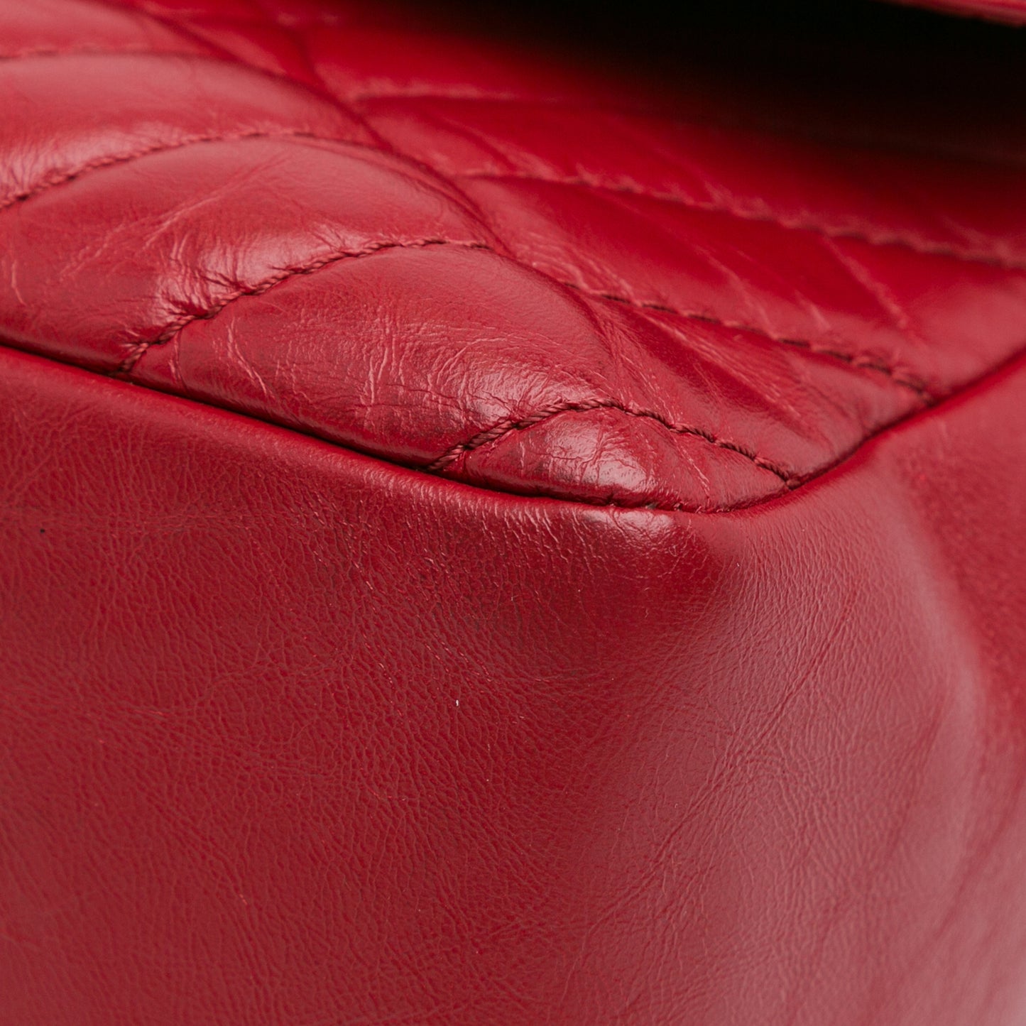 Chanel Cc Chevron Calfskin Top Handle Flap