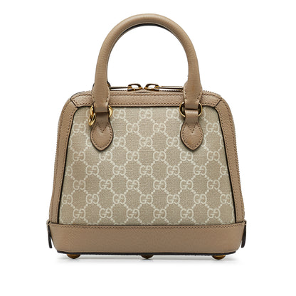 Gucci Mini Gg Supreme Horsebit 1955 Satchel
