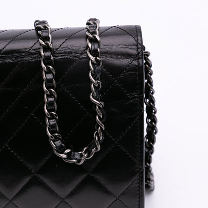 Chanel Lambskin Coco Boy Wallet On Chain
