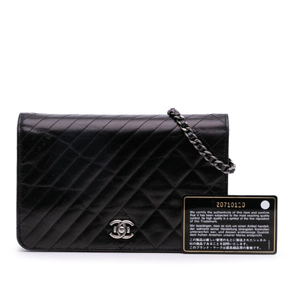 Chanel Lambskin Coco Boy Wallet On Chain