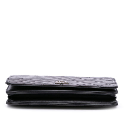Chanel Lambskin Coco Boy Wallet On Chain
