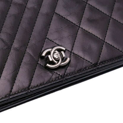 Chanel Lambskin Coco Boy Wallet On Chain