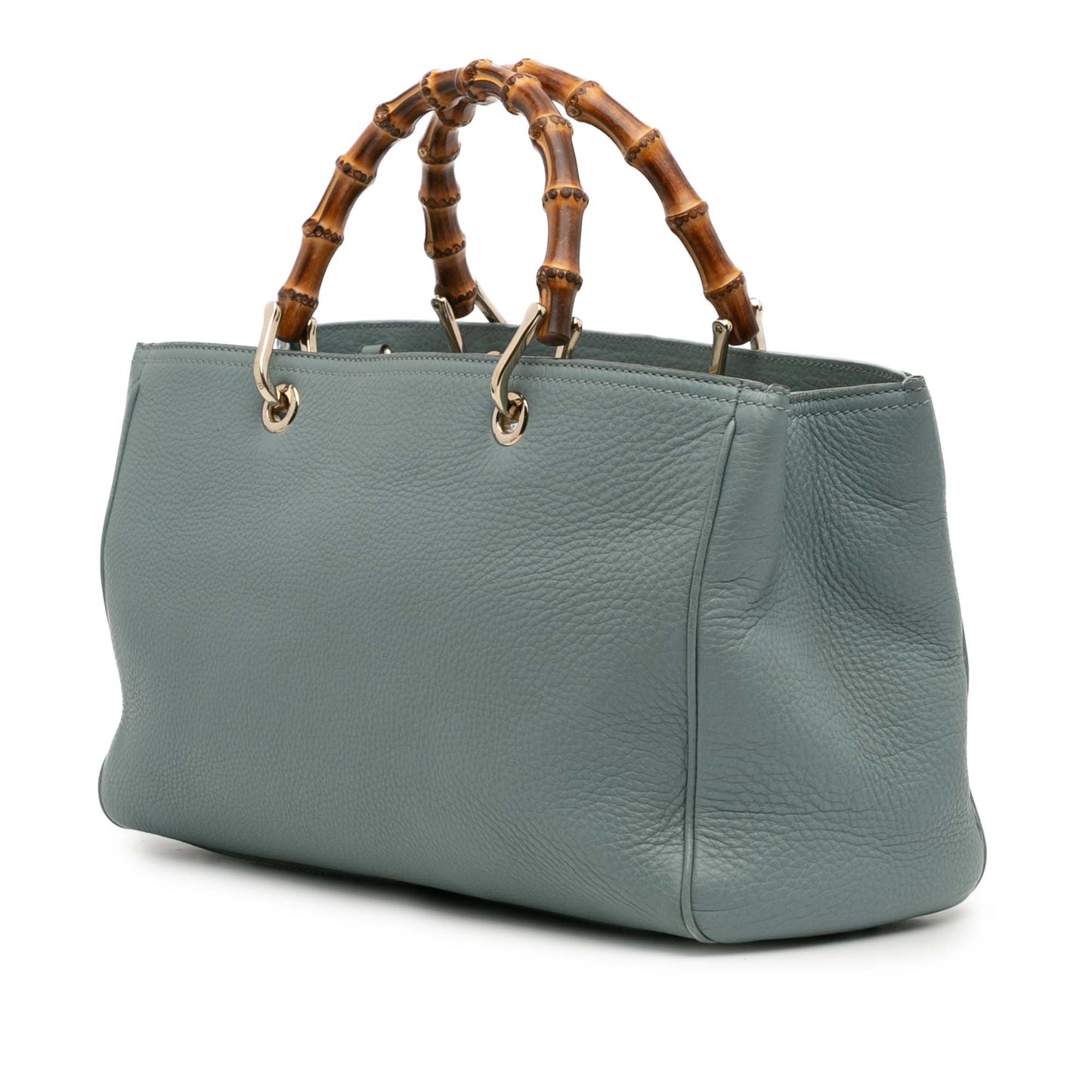 Gucci Medium Calfskin Bamboo Shopper Satchel