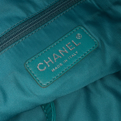 Chanel Cc Quilted Nylon Graffiti Watercolour Shopping Tote