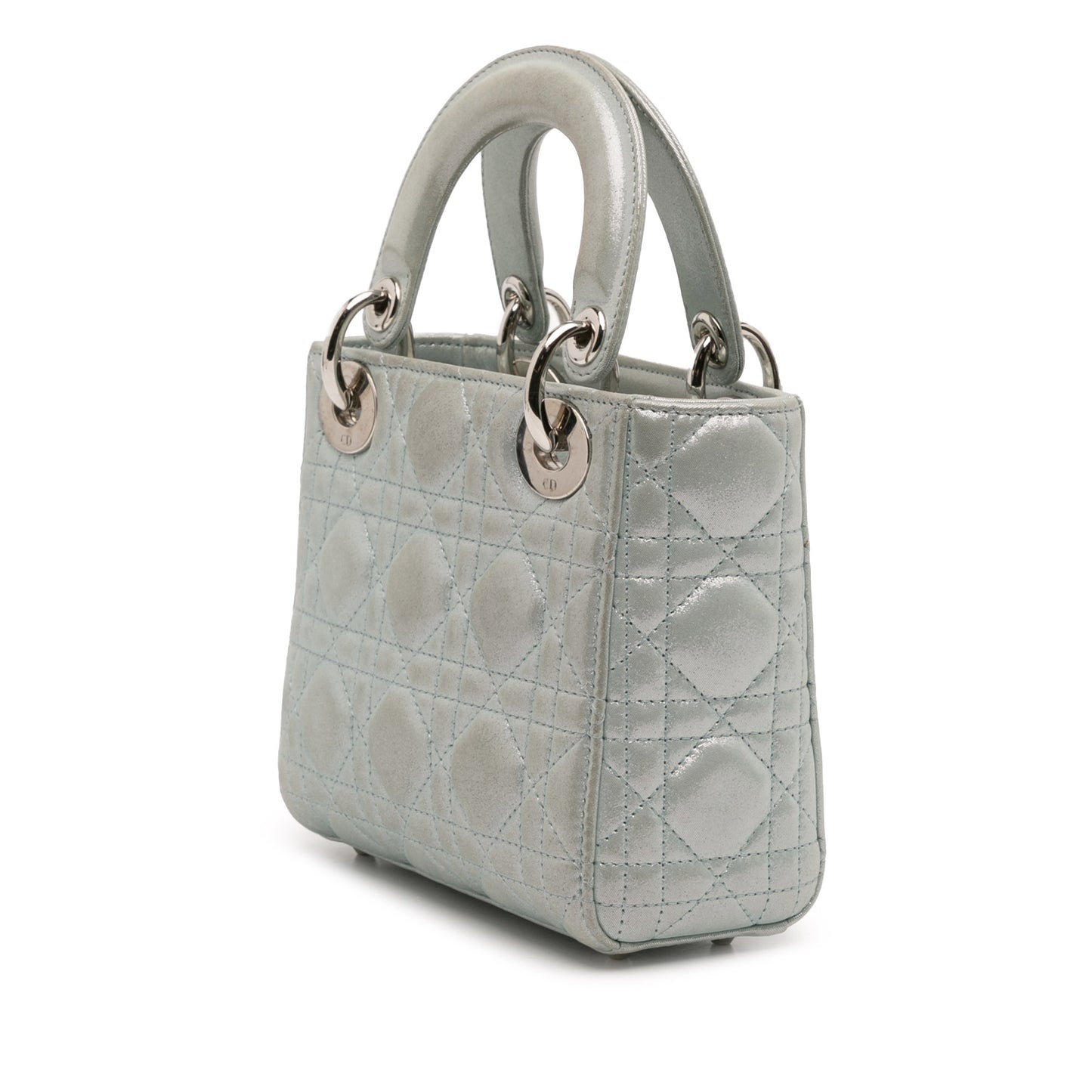 Dior Mini Iridescent Lambskin Cannage Lady Dior