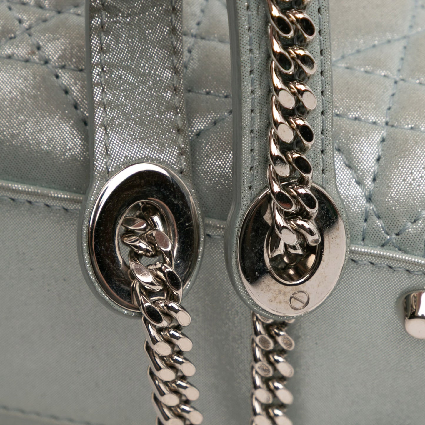 Dior Mini Iridescent Lambskin Cannage Lady Dior