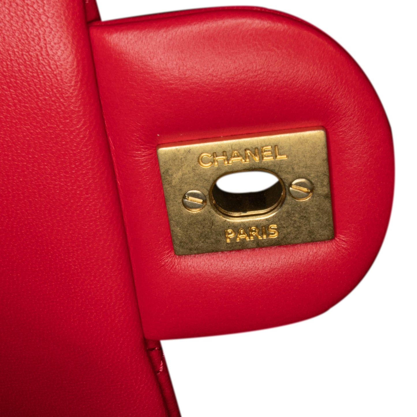 Chanel Mini Rectangular Lambskin Pearl Crush Flap